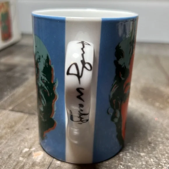Vintage Andy Warhol Marilyn Monroe - Set of 4 Mugs Block Pop Art 1997 NIB - Picture 10 of 12